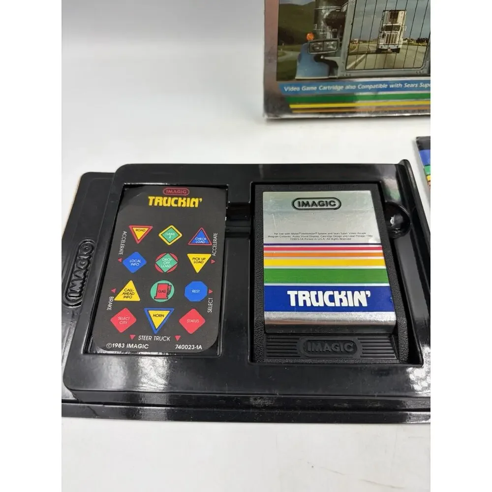 Truckin Intellivision iMagic 1983 Complete CIB